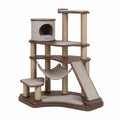 Árbol para Gato de Madera y Sisal con Hamaca