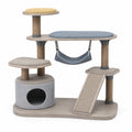 Árbol para gatos de madera con sisal y cojines de poliéster