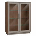 Vitrina de Madera con Vidrio Templado