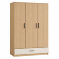 Armario de MDF con 3 Puertas y Cajón